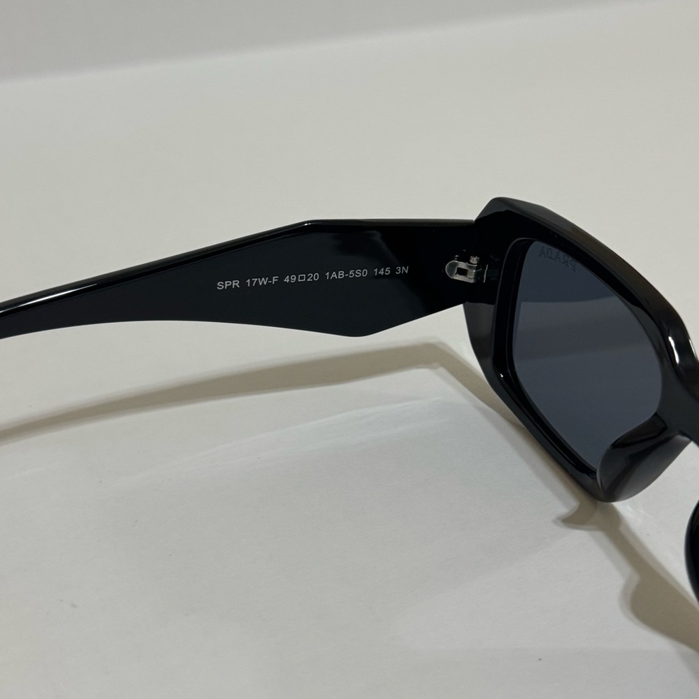 Prada Black Rectangular Sunglasses - image 7